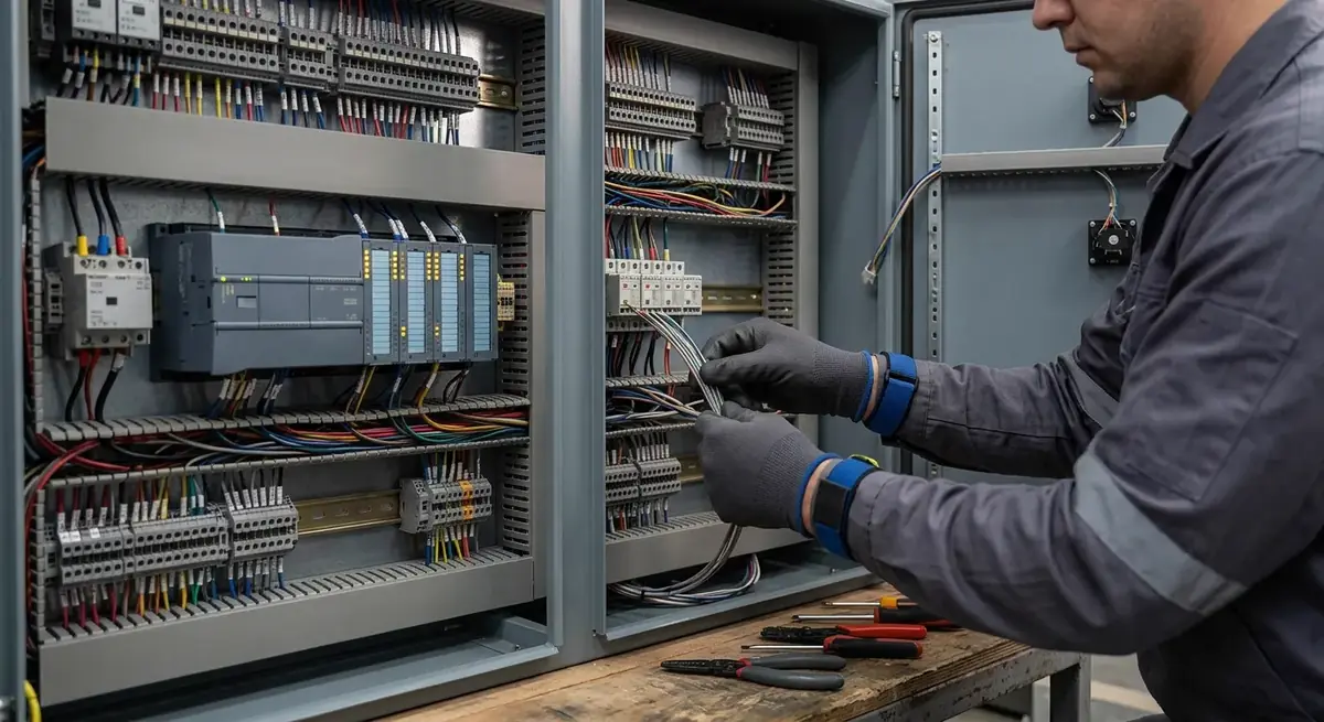 Conexionado de tablero eléctrico industrial