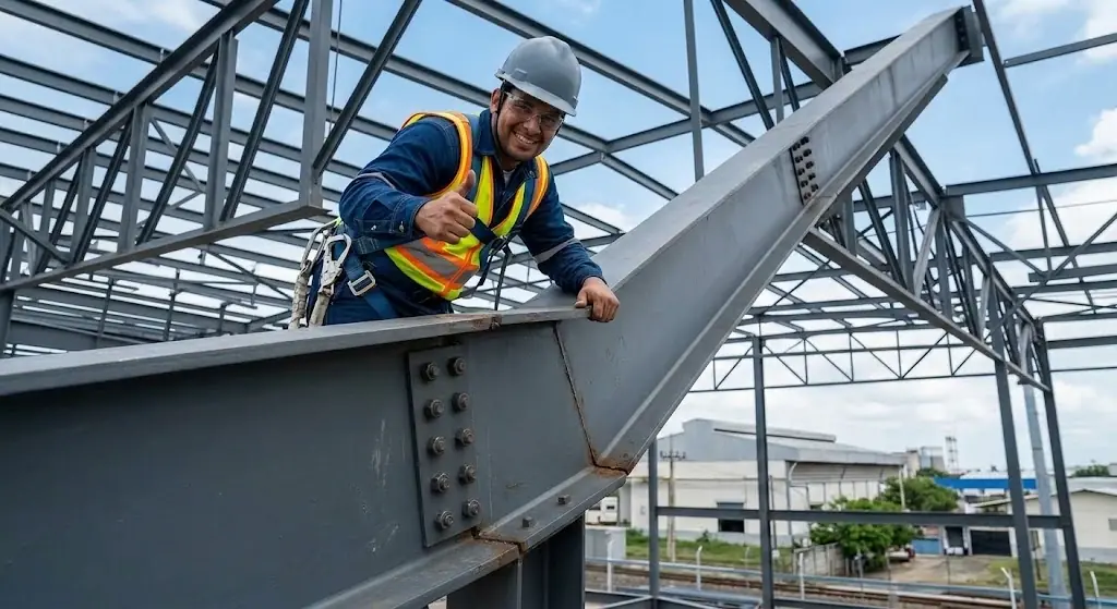 Montaje y soldadura de estructura en altura